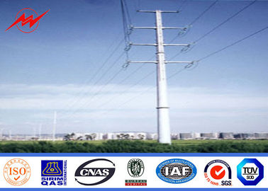 Chine Poteaux en acier de courant électrique de poteau de l'électricité Polonais de service en acier avec les bras croisés fournisseur
