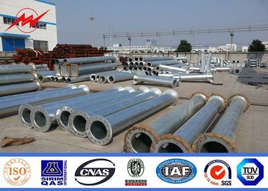 Chine 9m 11m Steel Poles Galvanized Steel Pole with bitumen fournisseur