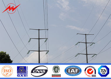 Chine Poteaux électriques de 43 m en acier galvanisé à chaud pour transmission électrique 10kv-550kv fournisseur