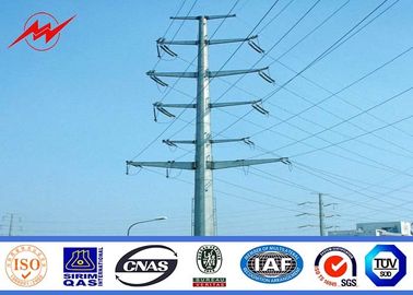 Chine 15m Poteaux électriques personnalisables Plaque de base montée Transmission en acier fournisseur