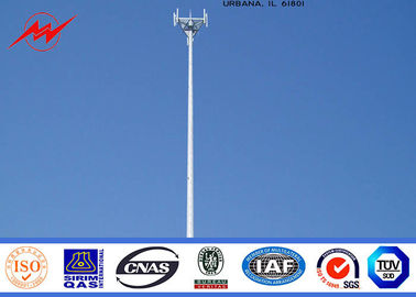 Chine Sections galvanisées unipolaires coniques de la tour de communication mobile de tour d'antenne trois fournisseur
