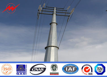 Chine ligne de transmission à haute tension de Polonais du courant 110kV électrique Polonais en acier tubulaire fournisseur