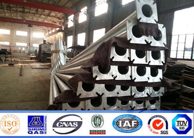 Chine Q235/Q345 Poteaux électriques en acier 3m-15m ronde conique 2,5-20mm soudage galvanisation fournisseur