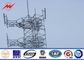 Tour mono de Polonais d'antenne cellulaire en acier de télécom pour la communication, OIN 9001 fournisseur