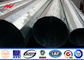 Outdoor Bitumen 20m African Galvanized Steel Power Pole with Cross Arm fournisseur
