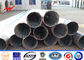 Outdoor Bitumen 20m African Galvanized Steel Power Pole with Cross Arm fournisseur