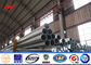 Octagonal Galvanized Steel Pole For Electrical Power Line Project fournisseur