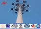 tour de communication unipolaire en acier tubulaire de haute tour de mât de 20m avec la galvanisation fournisseur