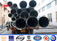 69 kilovolts octogonaux Polonais tubulaire en acier, transport d'énergie d'ASTM A572 Gr50 Gr65 10KN Polonais fournisseur