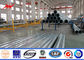 10kv - 550kv Polonais tubulaire en acier avec la préparation de surface de galvanisation fournisseur
