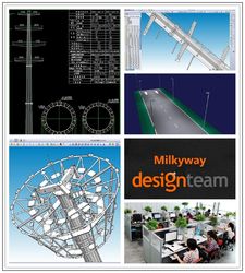 Jiangsu milky way steel poles co.,ltd ligne de production en usine
