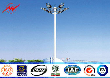 Chine mât Polonais de la taille LED de 25M haut avec le système rasing pour l'éclairage de stade fournisseur