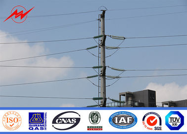 Chine 11m Polonais de service électriques octogonaux coniques pour la ligne de transmission puissante de 69 kilovolts fournisseur