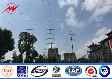 Chine la tour polygonale de poteaux d'entreprise d'électricité 132kv a galvanisé le poteau électrique en acier fournisseur