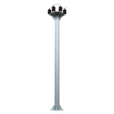 Qualité  ASTM A123 Galvanized Steel Power Pole with 50 Years Lifetime and Climb Accessories for Durable Power Distribution Usine