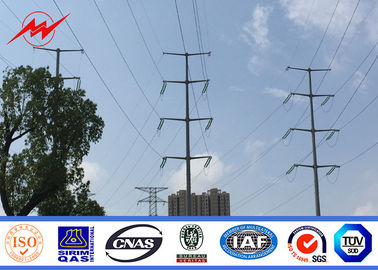 Le poteau en acier à haute tension 90ft a galvanisé Polonais en acier pour le transport d'énergie fournisseur