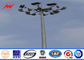 Haut mât Polonais de l'aéroport 30M HDG avec le double panneau de lanterne pour 100 mètres carrés d'éclairage de stade fournisseur