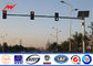 Panneau polygonal/rond de la vue Q235 de route de panneau routier avec le bras simple fournisseur