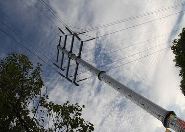 la puissance Polonais en acier de 9m-1250Dan Eleactrical pour 110kv câble +/--2% tolérance fournisseur