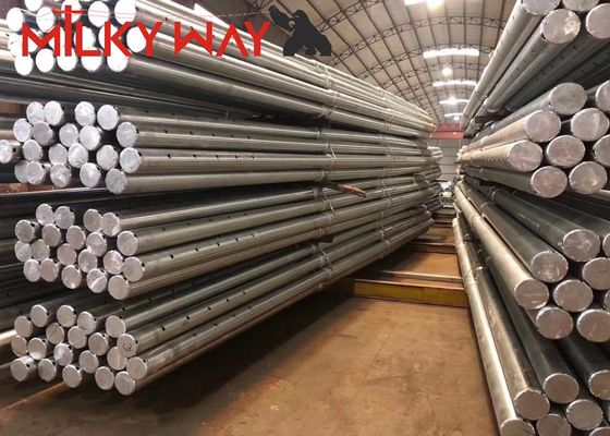 Poteaux de feux de circulation galvanisés 10 m hauteur 7 m bras croisé fournisseur