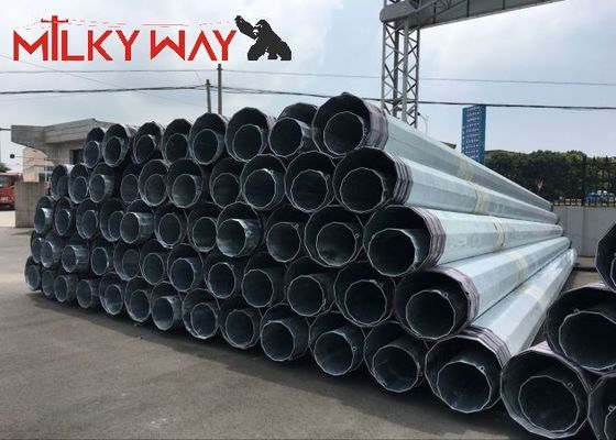 Projet de transmission de lignes de distribution électrique 12M 16KN fournisseur