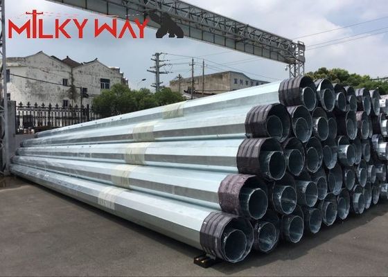 Projet de transmission de lignes de distribution électrique 12M 16KN fournisseur