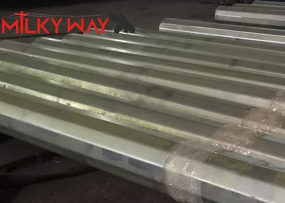80FT 3 sections 1200kg/1680kg/2000kg Philippines NGCP Colonne de poteaux en acier électrique standard fournisseur