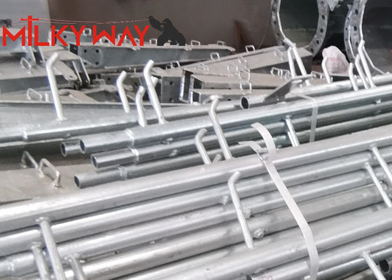 80FT 3 sections 1200kg/1680kg/2000kg Philippines NGCP Colonne de poteaux en acier électrique standard fournisseur