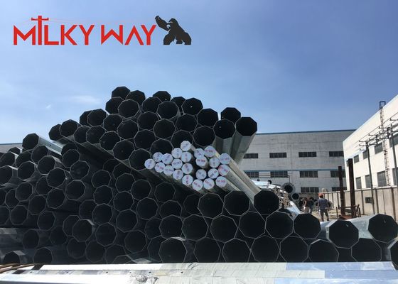 11M classe4 classe5 Poteaux électriques galvanisés pour les lignes de distribution électrique extérieures fournisseur