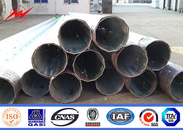 puissance Polonais Polonais électrique en acier en acier galvanisée par 25-80ft de polygone avec Bitumn NEA NGCP fournisseur