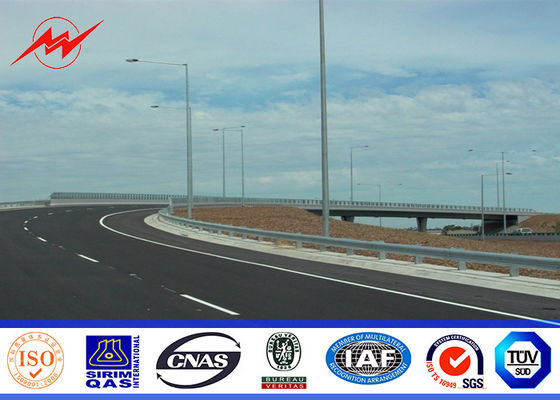 l'immersion chaude de degisn de Polonais de réverbère de taille de 6M-12M a galvanisé la surface