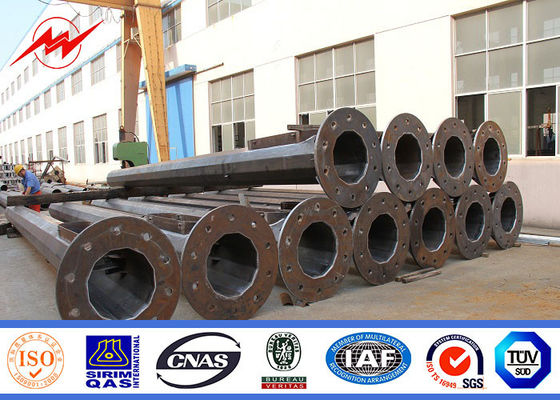 Tour galvanisée protégeant du vent de mât d'immersion chaude haute, métal Polonais léger d'aéroport