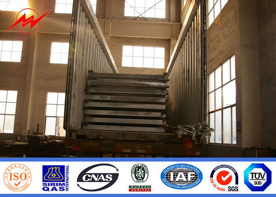 éclairage élevé de peinture d'aéroport de poteau de mât de stade de 30m avec le treuil