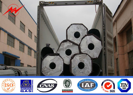 éclairage élevé de peinture d'aéroport de poteau de mât de stade de 30m avec le treuil