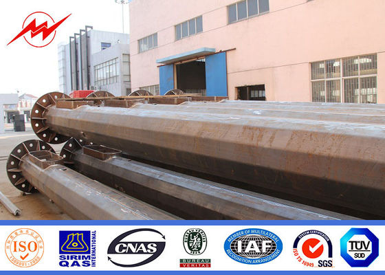 éclairage élevé polygonal de centre de sports de poteau de mât de 20m avec le système de levage