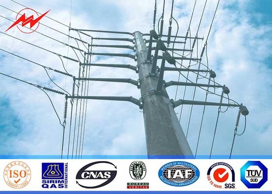 Type de la bride Gr65 poteau 2.75mm de courant électrique pour le transport de l'énergie 69kv