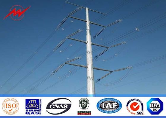 Type conique sections de la plaque d'acier trois d'épaisseur du poteau 2.75mm de courant électrique