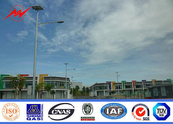 voyant d'alimentation Polonais solaire de rue simple de bras de 12m pour 18v/45w de allumage extérieurs