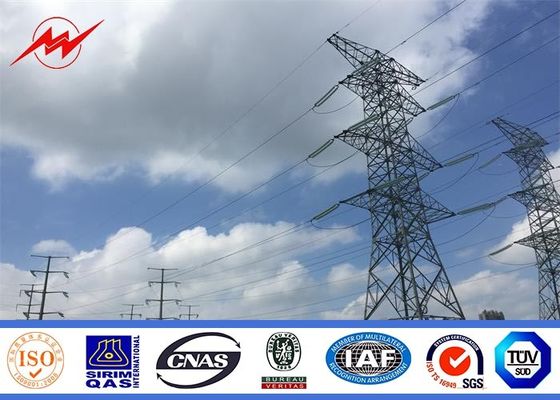 courant électrique Polonais, haut mât Polonais de service en acier de circuit du double 110KV