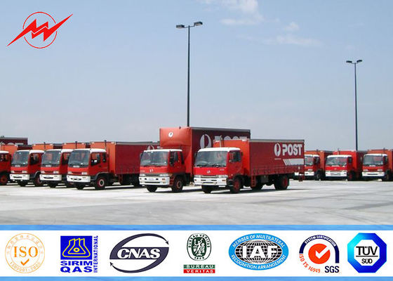 parenthèse d'épaisseur de 5mm 2.75mm la double a galvanisé Polonais en acier pour la lumière de voie