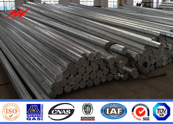 Métal électrique Polonais de service de basse tension de Q345 HDG 32M 20KN/Polonais en acier laminé à chaud