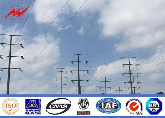 11KV Polonais télescopant électrique dégrossi multi, immersion chaude Polonais en acier galvanisé