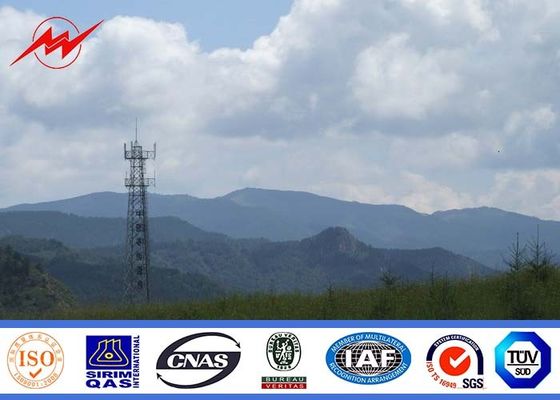 Tour mono de Polonais d'antenne cellulaire en acier de télécom pour la communication, OIN 9001