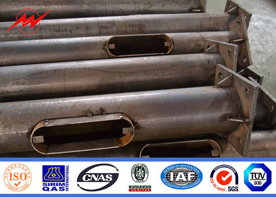 l'immersion chaude de 6m a galvanisé le réverbère simple de bras Polonais pour l'éclairage de route