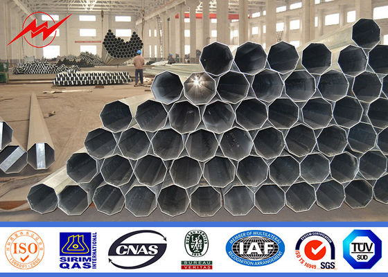 40FT octogones 138KV Polonais de service en acier pour la transmission de courant électrique