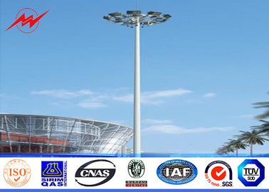 35M haut mât polygonal Polonais pour l'éclairage de stade