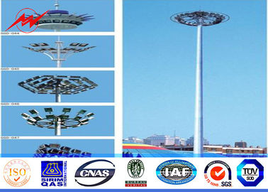 35M haut mât polygonal Polonais pour l'éclairage de stade