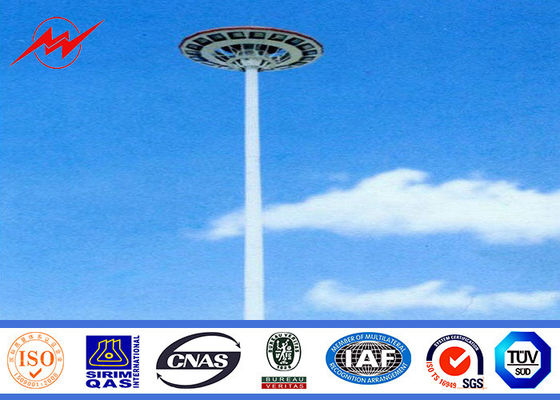 Haut mât conique galvanisé Polonais, Polonais légers extérieurs résidentiels léger de 30m