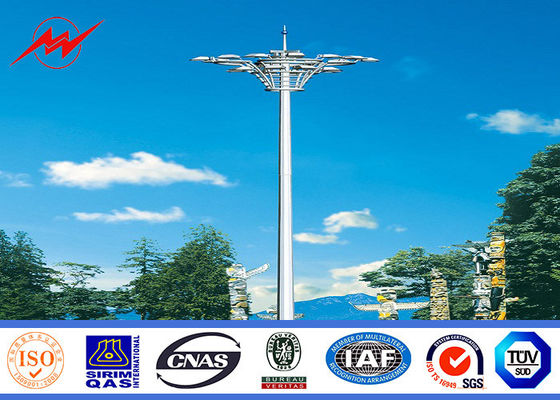 Éclairage Polonais élevé de soudure d'or de mât de la couleur 15m pour l'aéroport/école/villas