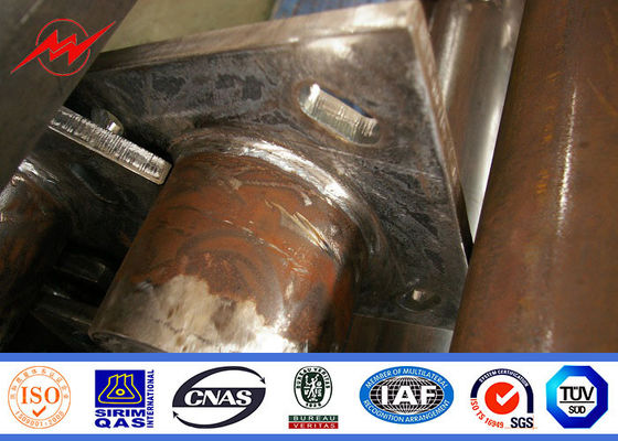 Mât dégrossi multi Polonais de tunnels de 25m haut avec le système de levage 3 millimètres d'épaisseur